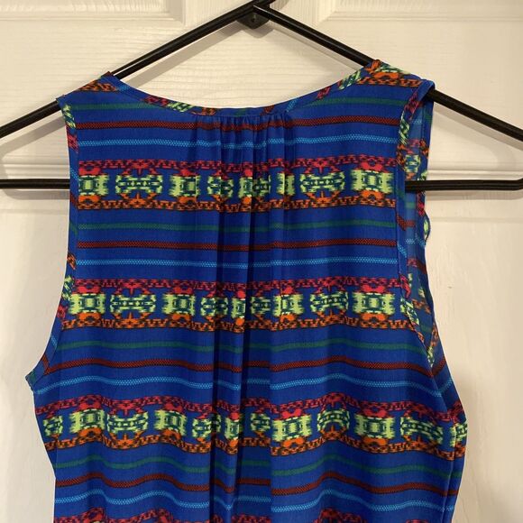 Eighty Six Blouse Women’s Size XS Sleeveless Ruffled V Neck - Picture 7 of 11